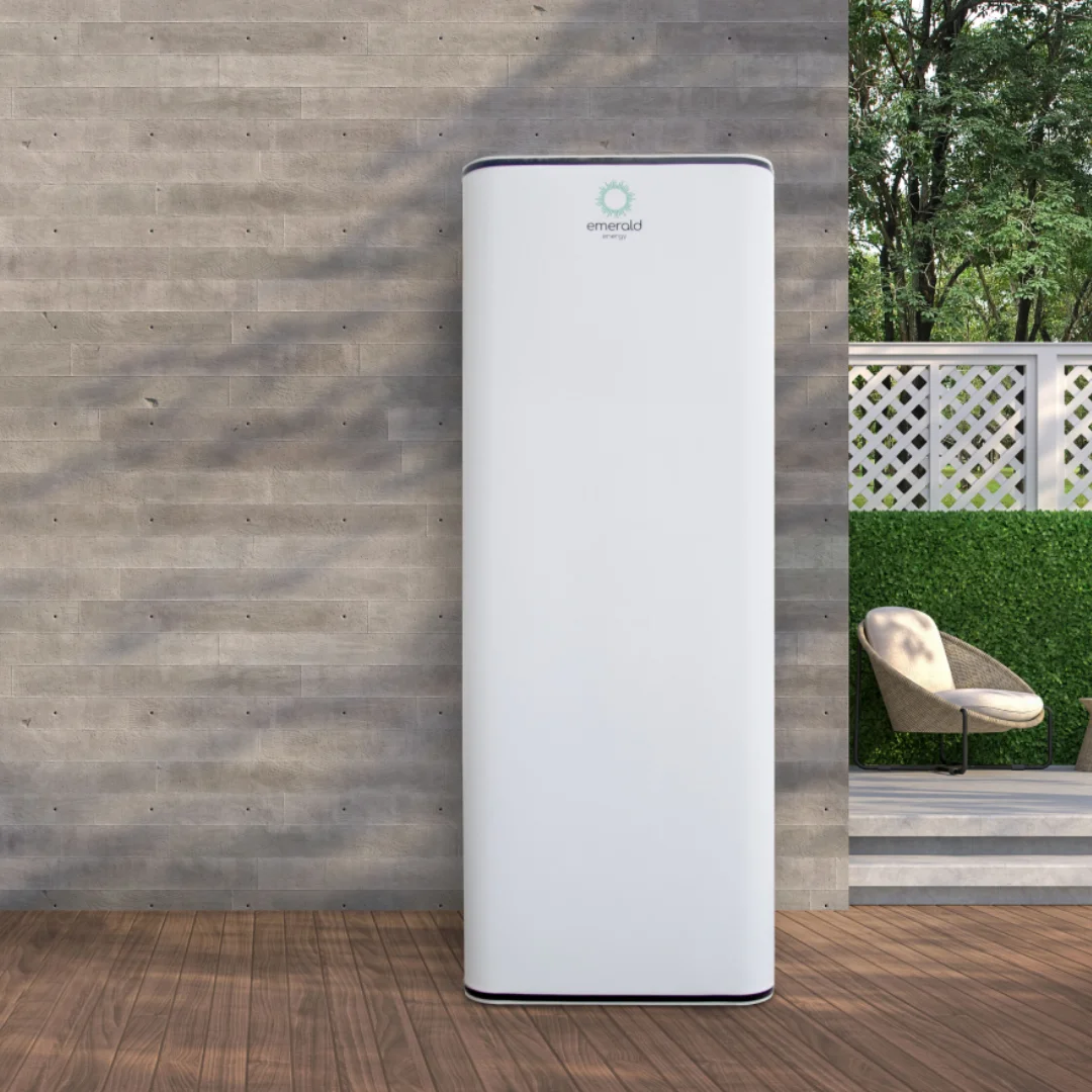 Emerald Heat Pump Installation outside
