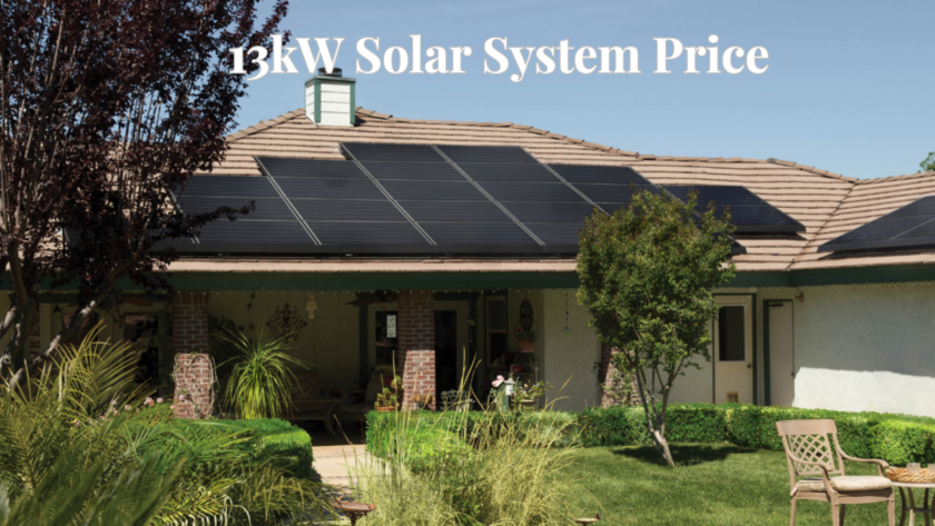 13kW Solar System Price