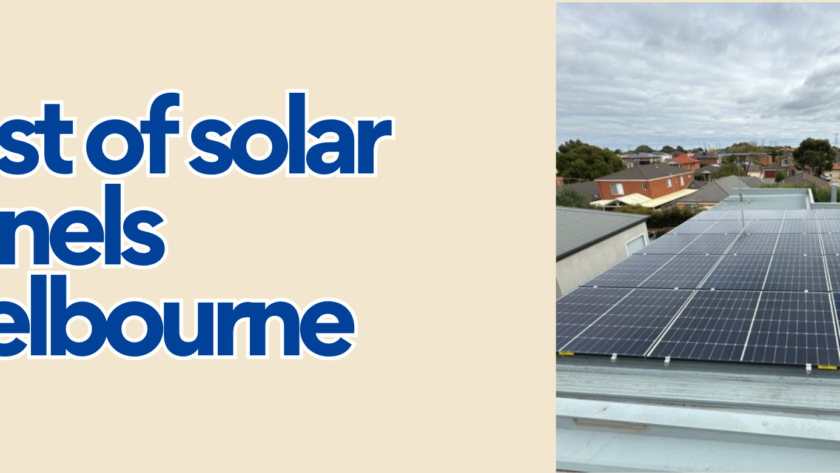 cost of solar panels melbourne
