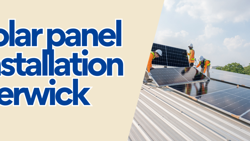 solar panel installation berwick