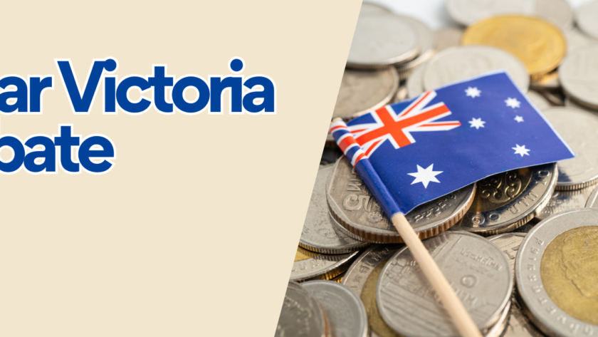 solar victoria rebate