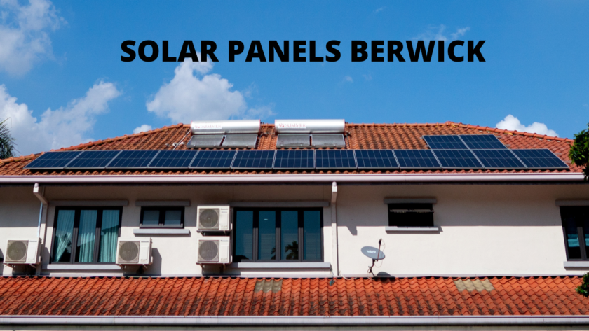 Solar panels berwick house roof