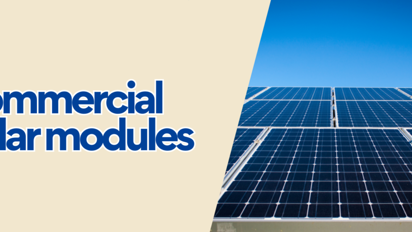 Commercial solar modules