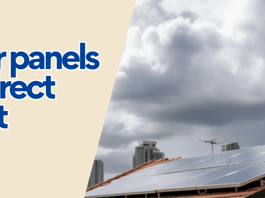 do solar panels need direct sunlight